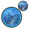 thumbnail image 1 of Voice Activated Clock with Glow Light 12 Inch Large Silent Wall Clock Battery Operated for Home Decor Beautiful Christmas Night Scene, 1 of 8