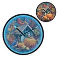 thumbnail image 1 of Voice Activated Clock with Glow Light 12 Inch Large Silent Wall Clock Battery Operated for Home Decor Birdhouse and Colorful Birds, 1 of 8
