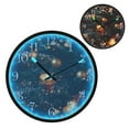thumbnail image 1 of Voice Activated Clock with Glow Light 12 Inch Large Silent Wall Clock Battery Operated for Home Decor Candle Decorations, 1 of 8
