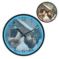 thumbnail image 1 of Voice Activated Clock with Glow Light 12 Inch Large Silent Wall Clock Battery Operated for Home Decor Chicken and Rooster, 1 of 8