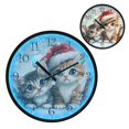 thumbnail image 1 of Voice Activated Clock with Glow Light 12 Inch Large Silent Wall Clock Battery Operated for Home Decor Christmas Cute Cat, 1 of 8