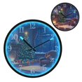 thumbnail image 1 of Voice Activated Clock with Glow Light 12 Inch Large Silent Wall Clock Battery Operated for Home Decor Christmas Decorated Living Room, 1 of 8