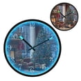 thumbnail image 1 of Voice Activated Clock with Glow Light 12 Inch Large Silent Wall Clock Battery Operated for Home Decor Christmas Decorations in The Room, 1 of 8