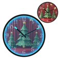thumbnail image 1 of Voice Activated Clock with Glow Light 12 Inch Large Silent Wall Clock Battery Operated for Home Decor Christmas Tree Stage, 1 of 8