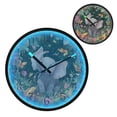 thumbnail image 1 of Voice Activated Clock with Glow Light 12 Inch Large Silent Wall Clock Battery Operated for Home Decor Cute Elephant, 1 of 8