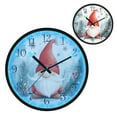 thumbnail image 1 of Voice Activated Clock with Glow Light 12 Inch Large Silent Wall Clock Battery Operated for Home Decor Cute Little People, 1 of 8