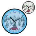 thumbnail image 1 of Voice Activated Clock with Glow Light 12 Inch Large Silent Wall Clock Battery Operated for Home Decor Cute Toy Car and Christmas Tree, 1 of 8