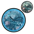 thumbnail image 1 of Voice Activated Clock with Glow Light 12 Inch Large Silent Wall Clock Battery Operated for Home Decor Elegant Nautical Scene, 1 of 8