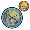 thumbnail image 1 of Voice Activated Clock with Glow Light 12 Inch Large Silent Wall Clock Battery Operated for Home Decor Happy Small Dog and Cat, 1 of 8