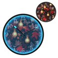 thumbnail image 1 of Voice Activated Clock with Glow Light 12 Inch Large Silent Wall Clock Battery Operated for Home Decor Light Bulbs and Maple Leaves, 1 of 8