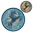 thumbnail image 1 of Voice Activated Clock with Glow Light 12 Inch Large Silent Wall Clock Battery Operated for Home Decor Noble and Elegant Horse, 1 of 8