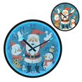 thumbnail image 1 of Voice Activated Clock with Glow Light 12 Inch Large Silent Wall Clock Battery Operated for Home Decor Santa Claus and Elf, 1 of 8