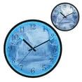 thumbnail image 1 of Voice Activated Clock with Glow Light 12 Inch Large Silent Wall Clock Battery Operated for Home Decor Snow-covered Scene, 1 of 8