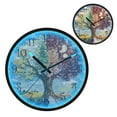 thumbnail image 1 of Voice Activated Clock with Glow Light 12 Inch Large Silent Wall Clock Battery Operated for Home Decor Trees for All Seasons, 1 of 8
