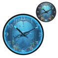 thumbnail image 1 of Voice Activated Clock with Glow Light 12 Inch Large Silent Wall Clock Battery Operated for Home Decor Underwater Scene, 1 of 8