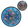 thumbnail image 1 of Voice Activated Clock with Glow Light 12 Inch Large Silent Wall Clock Battery Operated for Home Decor Whimsical Fairy House, 1 of 8