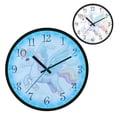 thumbnail image 1 of Voice Activated Clock with Glow Light 12 Inch Large Silent Wall Clock Battery Operated for Home Decor White Unicorn with Wings, 1 of 8