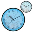 thumbnail image 1 of Voice Activated Clock with Glow Light 12 Inch Large Silent Wall Clock Battery Operated for Home Decor Wildflowers and Grasses, 1 of 8