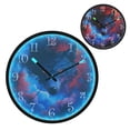 thumbnail image 1 of Voice Activated Clock with Glow Light 12 Inch Large Silent Wall Clock Battery Operated for Home Decor Wolf Face and Moon, 1 of 8