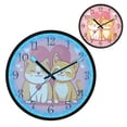 thumbnail image 1 of Voice Activated Clock with Glow Light 12 Inch Large Silent Wall Clock Battery Operated for Home Decor Yellow Cat and Dog, 1 of 8