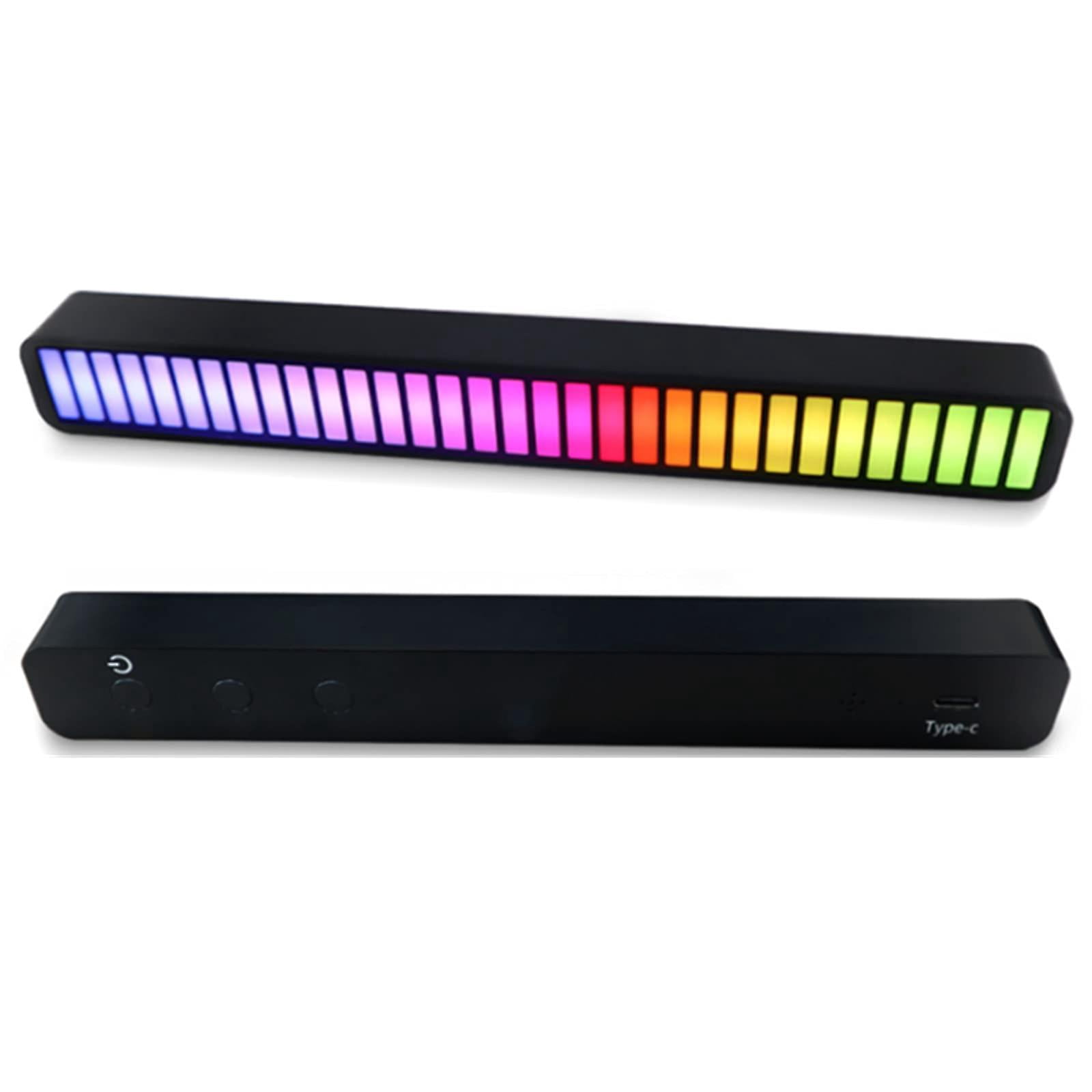 Autism Sensory Equipment 1PCS LED Music Spectrum Display RGB Pickup ...