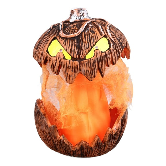 Voice Activated Pumpkin Lifting Lighting Pumpkin Decoration For Indoor Lawn Table Halloween Haunted House