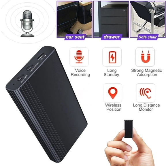 DFITO Digital Voice Recorder with Memory Card, Mini Portable, Long Recording