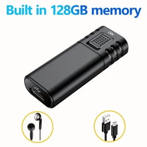 Voice Activated Recorder with Playback, Portable Noise-Canceling Digital Recorder for Computer File Transfer