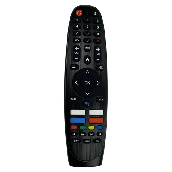 Voice Activated Remote Control Ergonomic Grip For SMTV1.4128 TV Remotes Comfort &Durability ABS Build Quick Battery Access