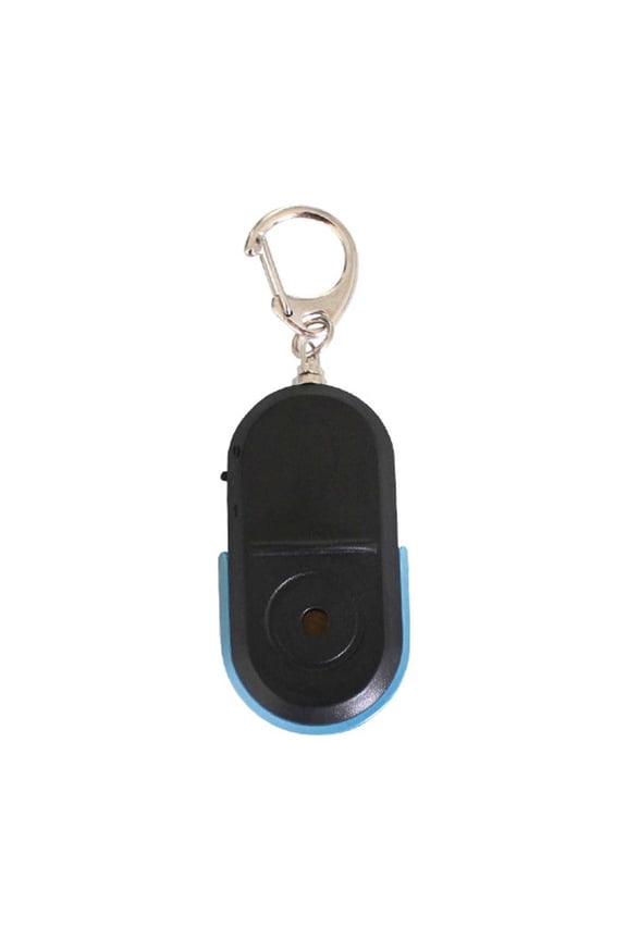 Voice Activated Whistle Key Finder Locator Compact ABS Keychain With LED Light Anti-Lost for Outdoor Daily Use