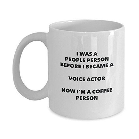 Voice Actor Coffee Person Mug - Funny Tea Cocoa Cup - Birthday Christmas Coffee Lover Cute Gag Gifts Idea