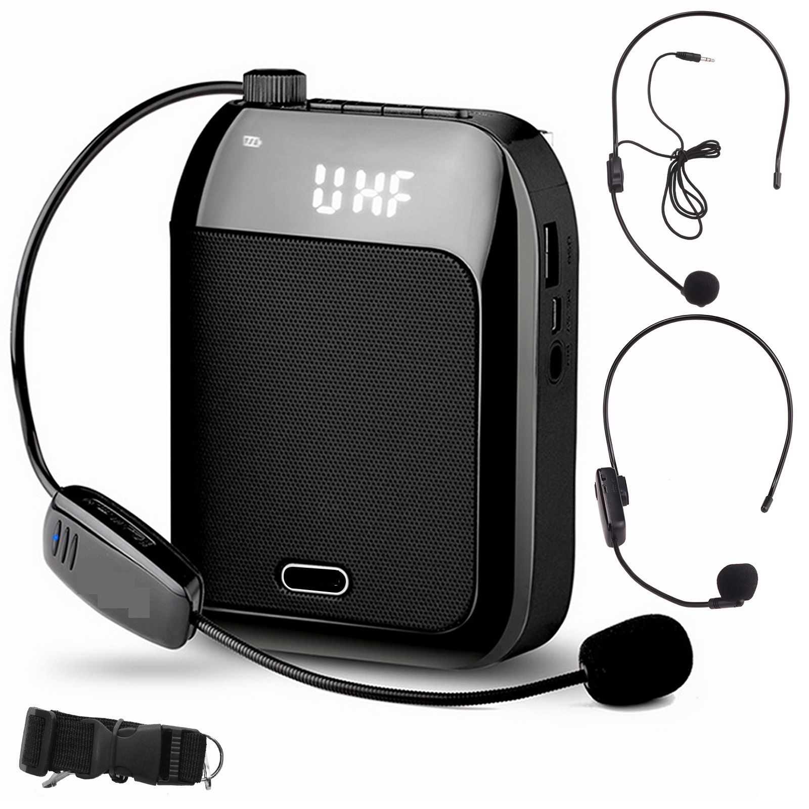 Voice Amplifier 15W Multifunctional Box Of Blue-tooth Speaker With Wireless Microphone For Teachers Speakers ,Wide Coverage Area