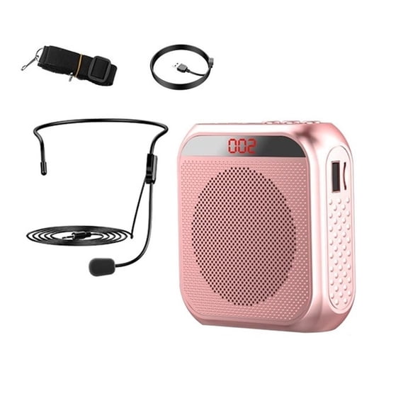 Voice Amplifier Megaphone Mini Speaker With Microphone Rechargeable Ultralight Loudspeaker For Teachers ,Easy to Operate