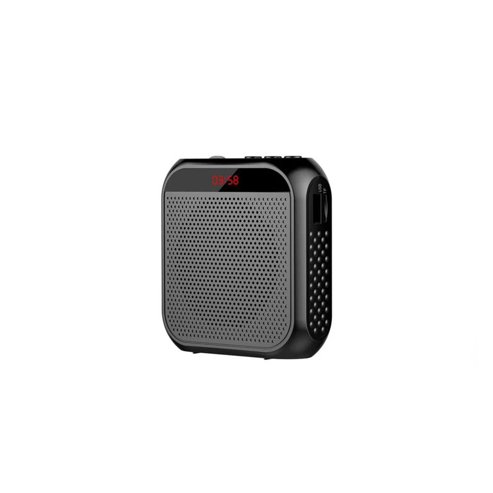 Voice Amplifier Replacement Rubber Coating Digital Audio Speaker Black ,Powerful&Original Sound