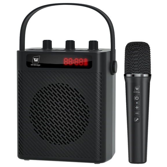 HW HAOWORKS Voice Amplifier with Wireless Microphone & Speaker - Portable Bluetooth PA System with Handheld Mic, 30W Ultra-Light Rechargeable Megaphone for Teachers, Speech & Outdoor Events - S93 Pro