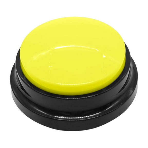 Voice Button Communication Toy for Interactive 30 Second Functional Portable Play Gadget for Cats and Dogs Training and Entertainment