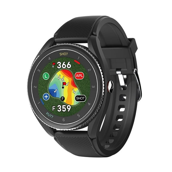 Voice Caddie T9 (Black) Golf GPS Watch W/ Green Undulation And V.AI 3.0
