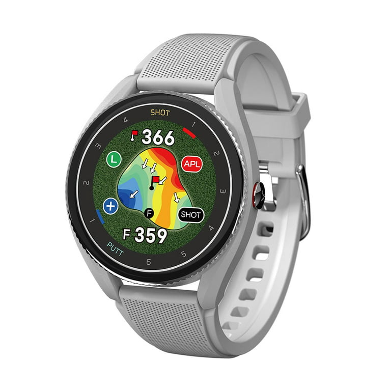 Voice Caddie T9 (Gray) Golf GPS Watch W/ Green Undulation And V.AI