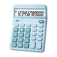 thumbnail image 1 of Voice Calculator 12-Digit Desktop Calculator with Mechanical Keyboard Feel, Solar & Battery Powered, Auto Shut-Off, GT/M Functions for Home Office Finance Use – 1 Pack, 1 of 5