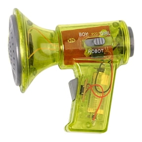 Voice Changer Sound Machine with 3 Effects, Handheld Voice Modulator Speaker for 6-12 Years, Adjustable Frequency and Amplitude, Includes Battery