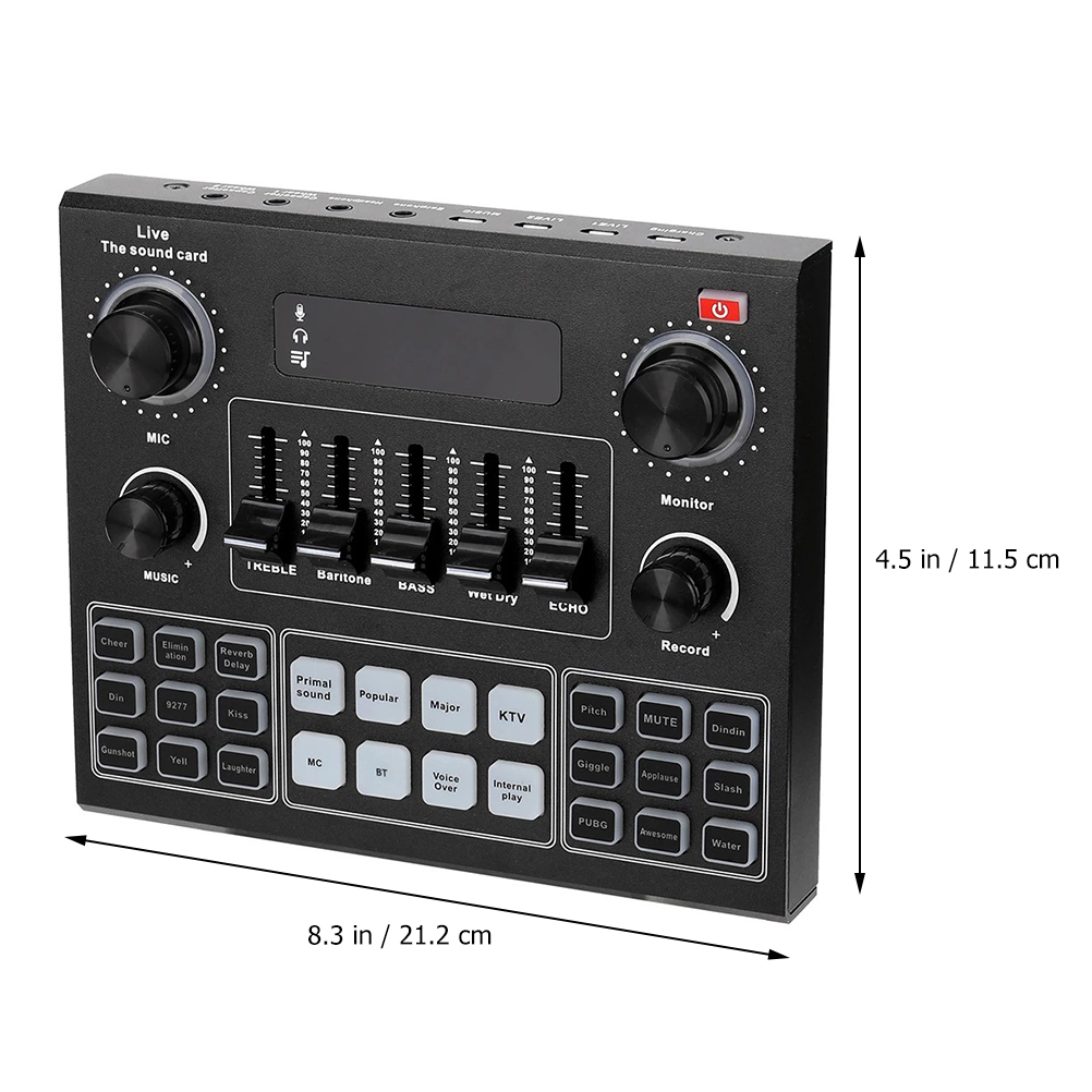 Voice Changer Voice Changer Portable Live Sound Audio Mixer Voice