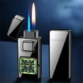 thumbnail image 1 of Voice Control Lighter Dual Flame Windproof Smart Watch Design Portable Igniter Outdoor Household Multifunctional Lighter, 1 of 3