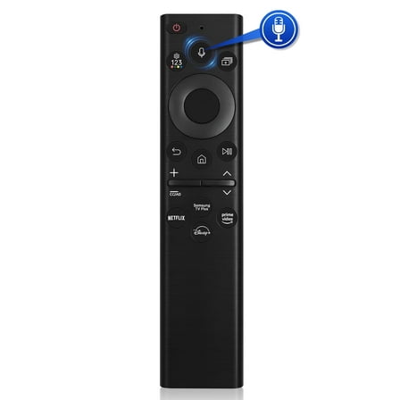 Gmatrix Voice Remote Control for Samsung Smart TV with 4 Shortcut Buttons, Black
