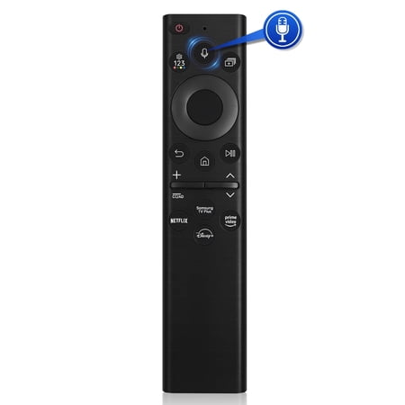 Gmatrix Voice Remote Control for Samsung Smart TV with 4 Shortcut Buttons, Black
