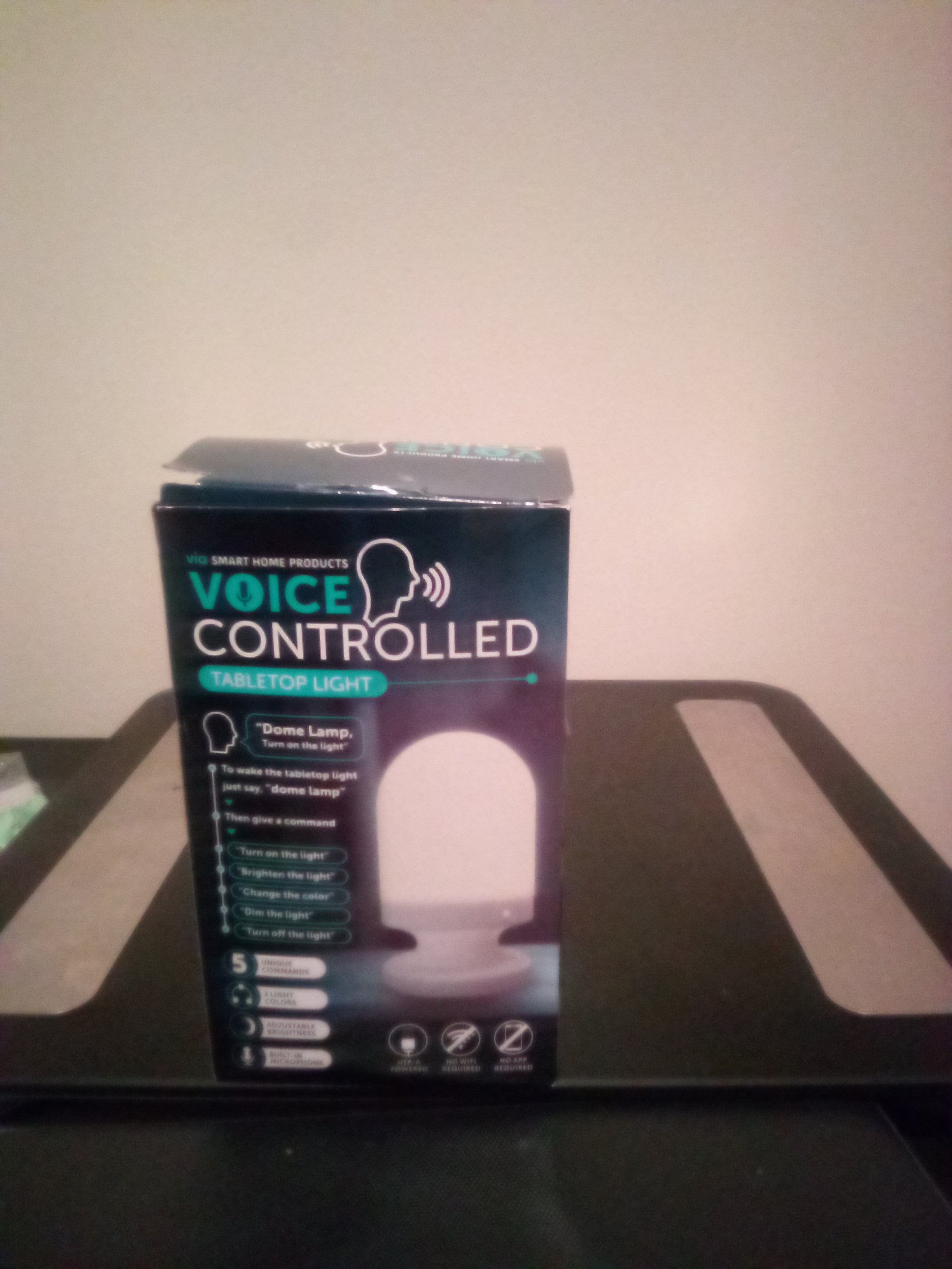 Voice Controlled Tabletop Light Dome Lamp Walmart