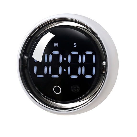 Voice Controlled Timer With Back Rotary Countdowns Count Up Timer For Precises Cooking Baking Workout Timing