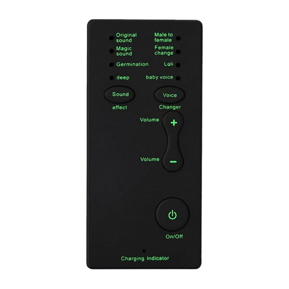 Upgrades Voice Changer with Multiple Sound Type Gender Switches & Volumes Control for Mobile Phone Real Time Voice Effec