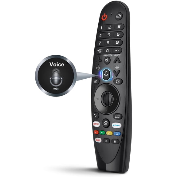 Voice Magic Remote for LG-Smart-TV-Remote Control Replacement, AKB75855501 AN-MR20GA MR19BA MR18BA MR650A with Voice Recognition and Pointer Function