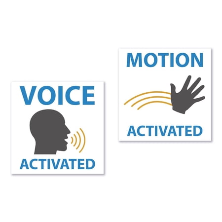 Voice & Motion Activated Prank Stickers for Hilarious Jokes. Funny Gag Gift to Laugh Away! (2 Pack)