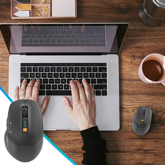 Voice Mouse Artificial Intelligence Writing Translation Typing Rechargeable Bluetooth Wireless Silent Mouse